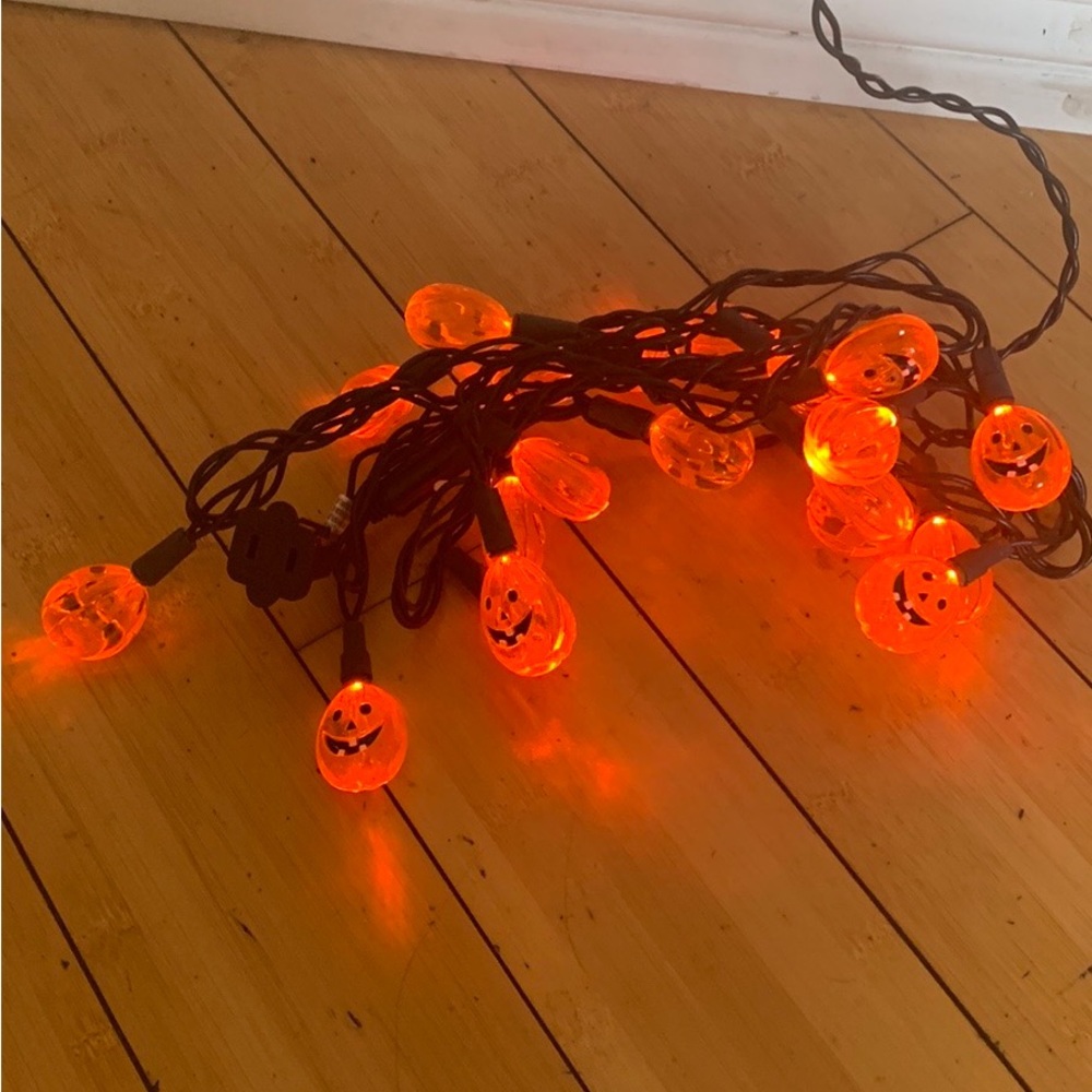 COPY - LED Pumpkin String Lights